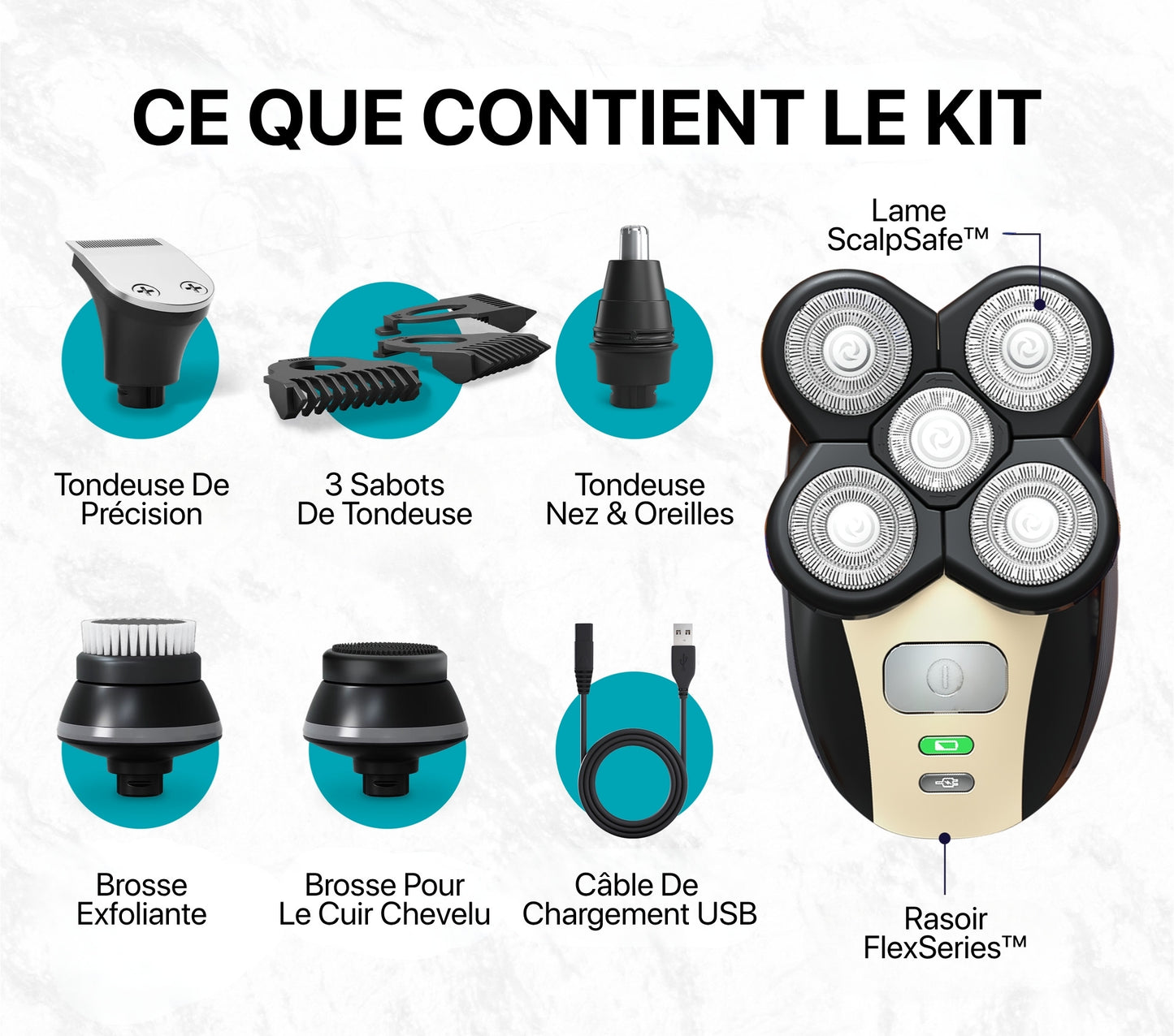 FlexSeries - Un rasage sans effort, en 3 minutes chrono !